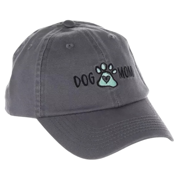 Open Road Brands Accessories - Dog Mom Baseball Cap Women -Open Road- 100% Cotton One Size Gray New with tags